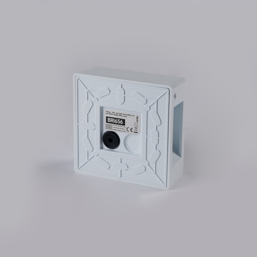 Brilagi - LED-Außenwandleuchte DOUBLERAY LINE LED/6W/230V weiß IP54