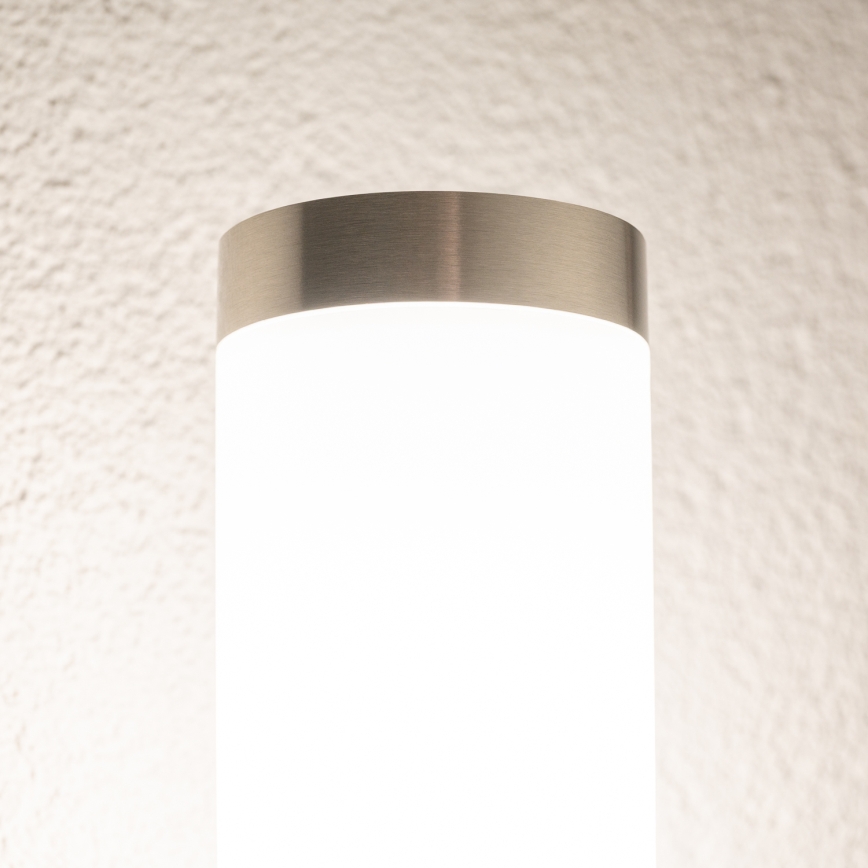 BRILAGI - LED-Außen-Wandleuchte ELIA 1xE27/7W/230V 4000K IP44 mattchrom