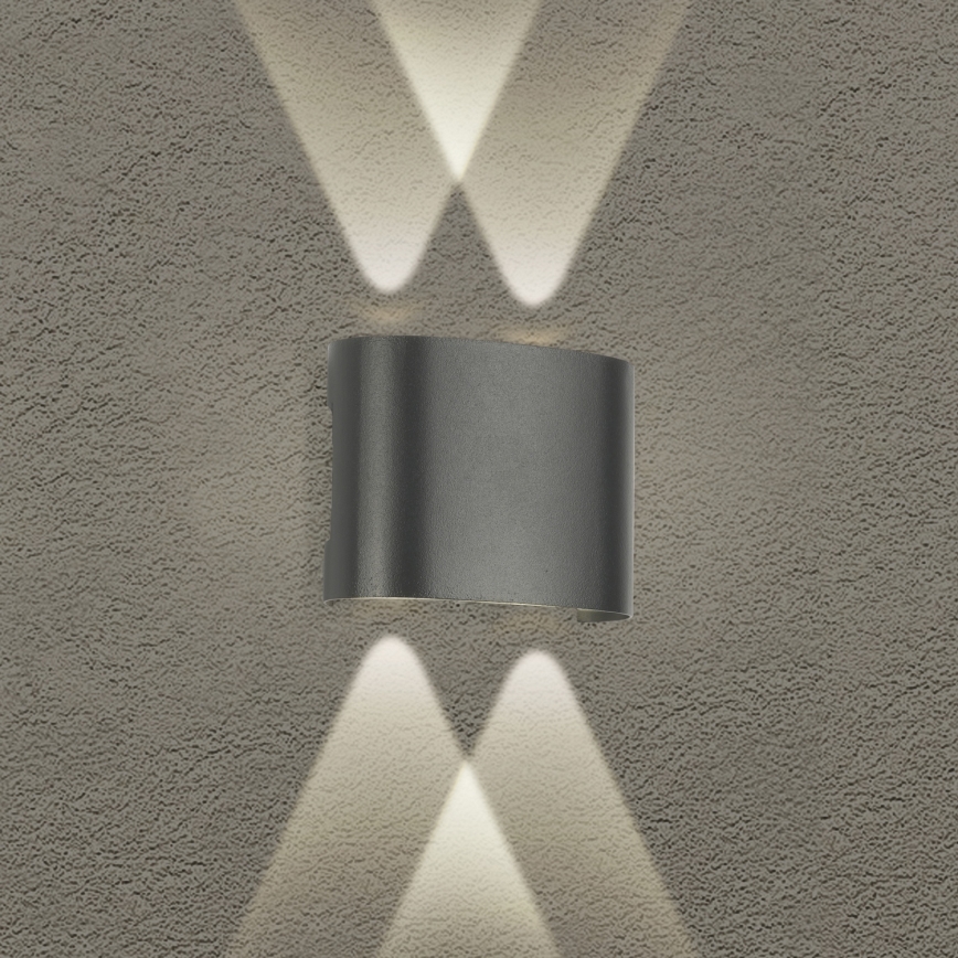 Brilagi - LED Außenwandleuchte FLAREBOX LED/4W/230V anthrazit IP65