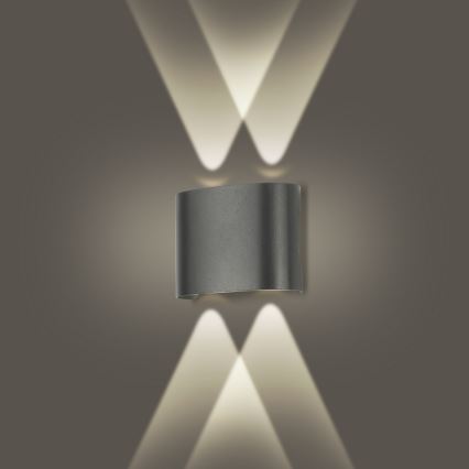 Brilagi - LED Außenwandleuchte FLAREBOX LED/4W/230V anthrazit IP65