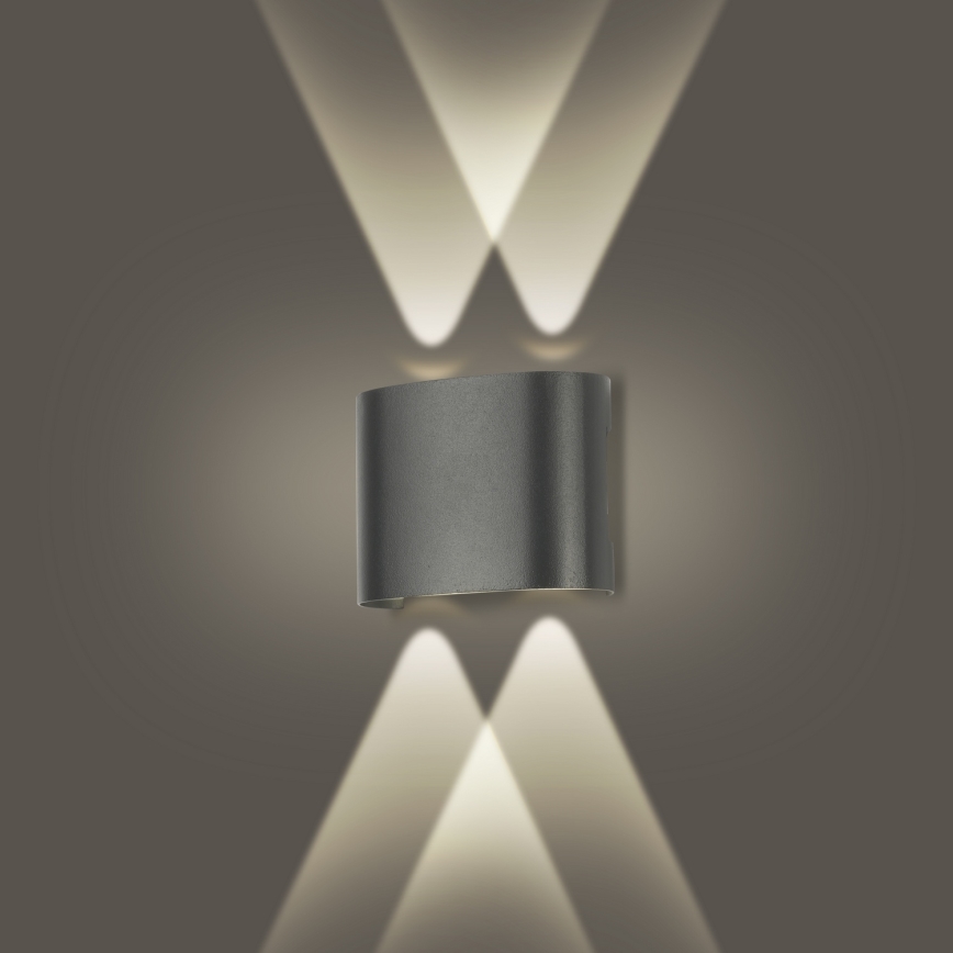Brilagi - LED Außenwandleuchte FLAREBOX LED/4W/230V anthrazit IP65