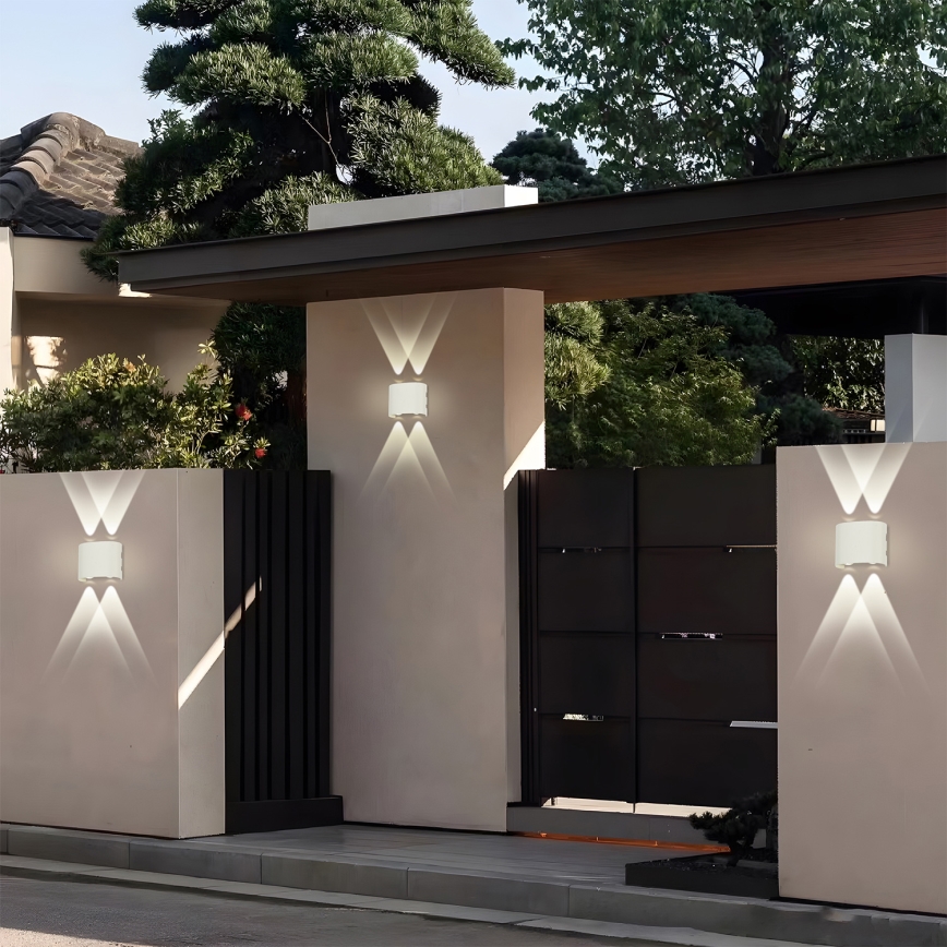 Brilagi - LED Außenwandleuchte FLAREBOX LED/4W/230V weiß IP65