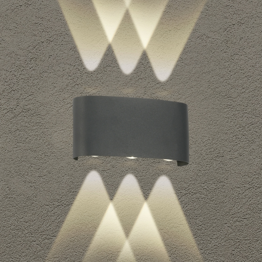 Brilagi - LED Außenwandleuchte FLAREBOX LED/6W/230V anthrazit IP65