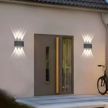 Brilagi - LED Außenwandleuchte FLAREBOX LED/6W/230V anthrazit IP65
