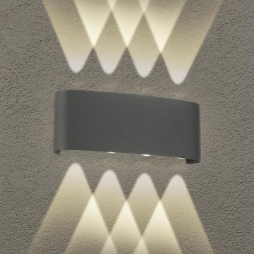 Brilagi - LED Außenwandleuchte FLAREBOX LED/8W/230V antrazit IP65