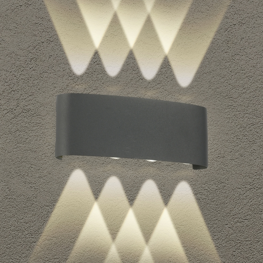 Brilagi - LED Außenwandleuchte FLAREBOX LED/8W/230V antrazit IP65