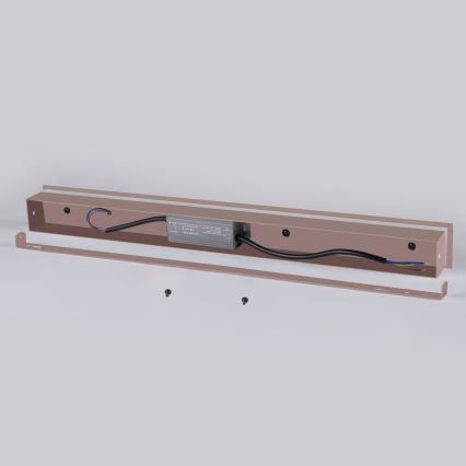 Brilagi - LED-Außenwandleuchte LINEAR LED/12W/230V 3000K IP65 50 cm braun CRI 90