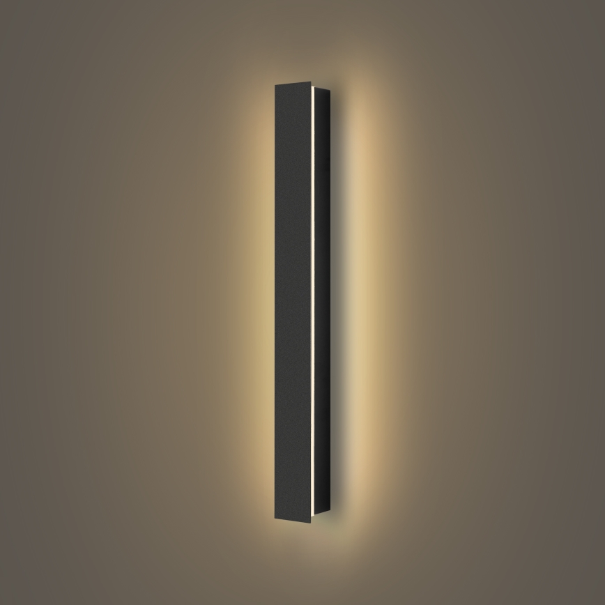 Brilagi - LED-Außenwandleuchte LINEAR LED/12W/230V 3000K IP65 50 cm schwarz CRI 90