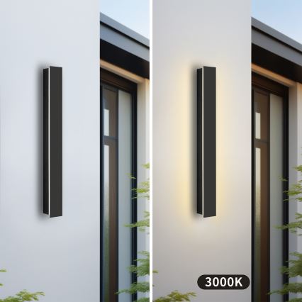 Brilagi - LED-Außenwandleuchte LINEAR LED/12W/230V 3000K IP65 50 cm schwarz CRI 90