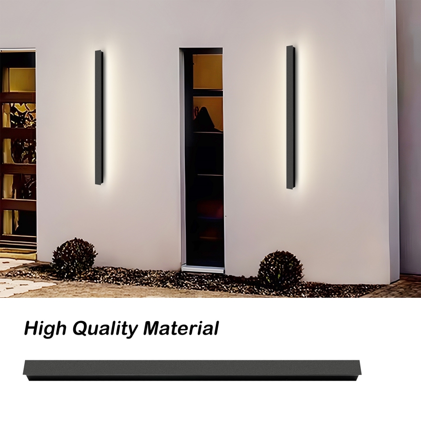 Brilagi - LED Außenwandleuchte LINEAR LED/22W/230V 4000K IP65 100 cm schwarz