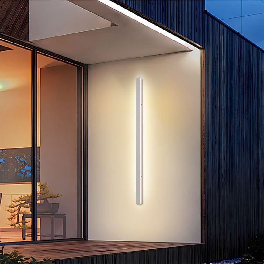 Brilagi - LED-Außen-Wandleuchte LINEAR LED/32W/230V 3000K IP65 140 cm weiß CRI 90