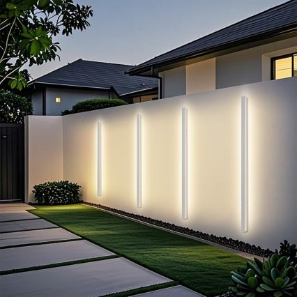Brilagi - LED-Außen-Wandleuchte LINEAR LED/32W/230V 3000K IP65 140 cm weiß CRI 90