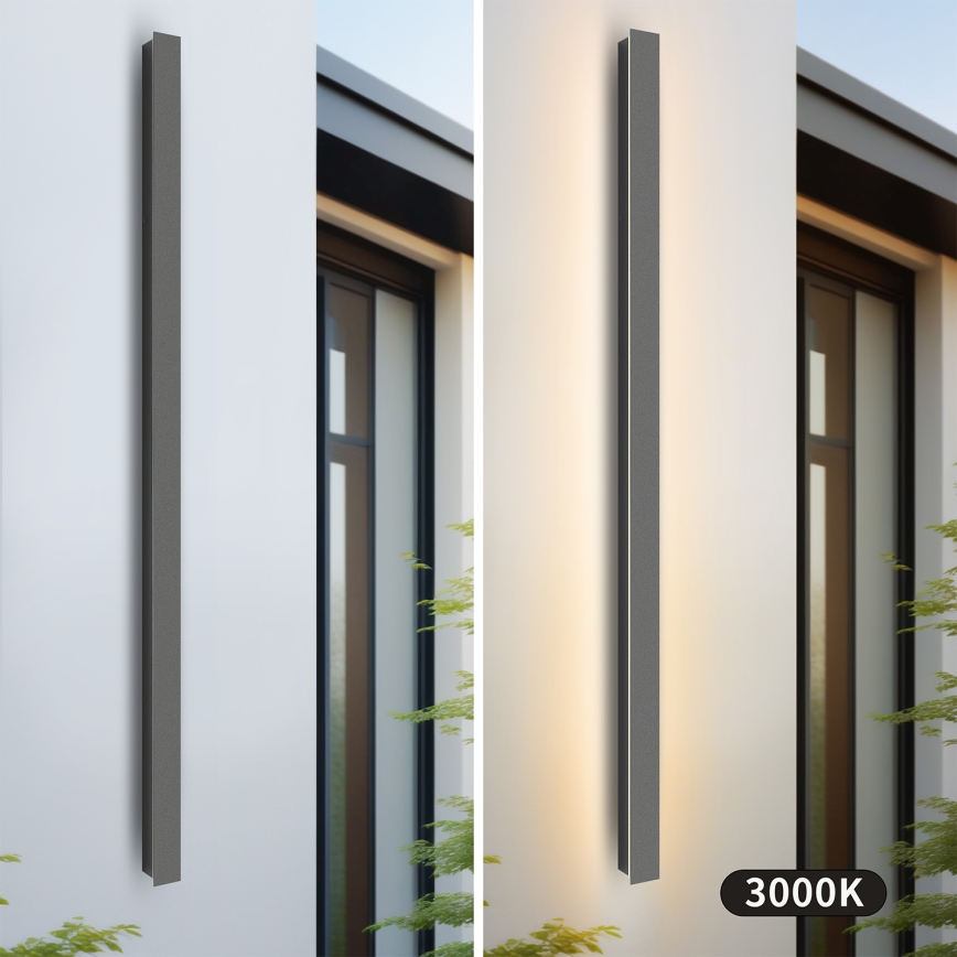 Brilagi - LED Außenwandleuchte LINEAR LED/32W/230V 3000K IP65 140 cm Anthrazit CRI 90