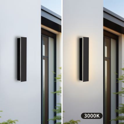 Brilagi - LED-Außen-Wandleuchte LINEAR LED/8W/230V 3000K IP65 30 cm schwarz