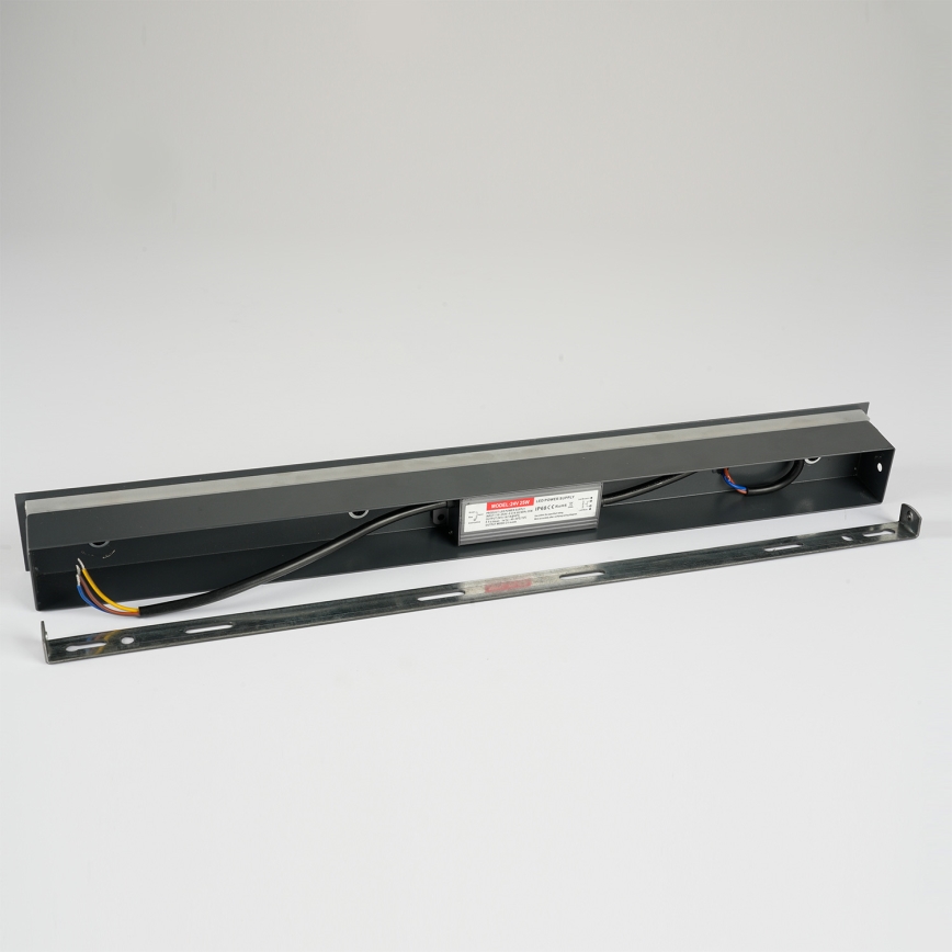 Brilagi - LED-Außen-Wandleuchte LINEAR LED/8W/230V 3000K IP65 30 cm schwarz