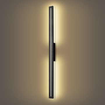 Brilagi - LED Außenwandleuchte LINEO LED/24W/230V 3000K IP65 100 cm schwarz