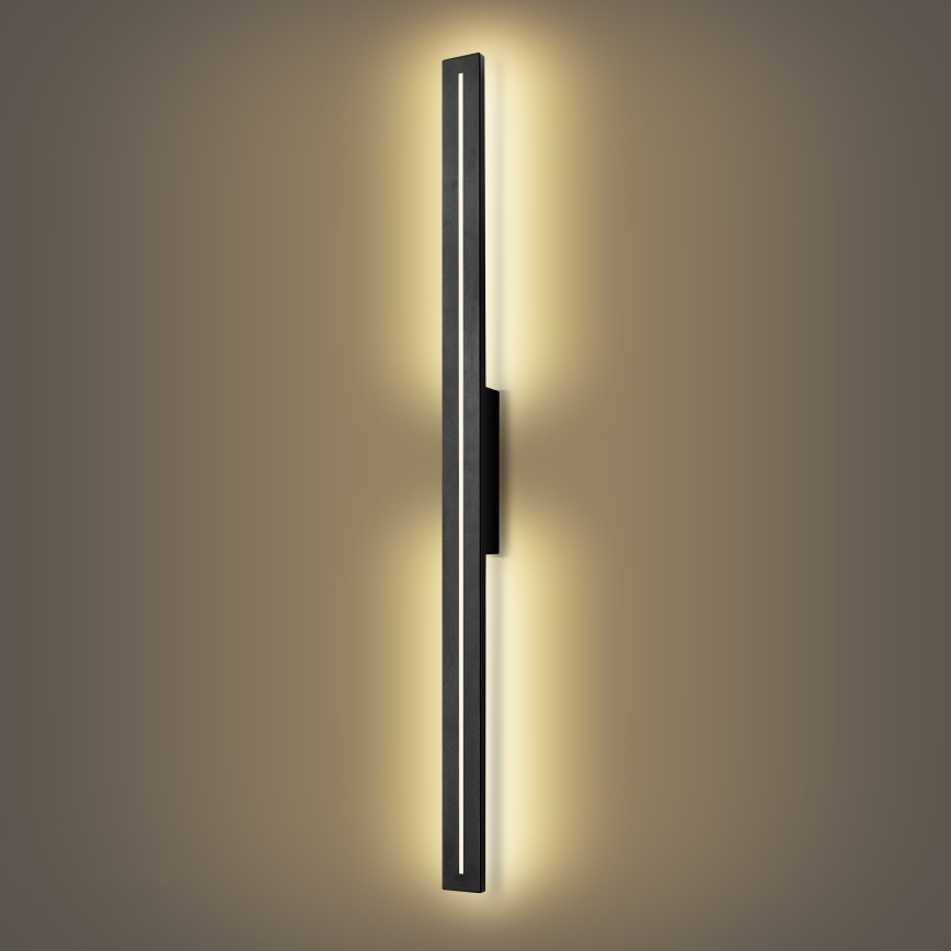 Brilagi - LED Außenwandleuchte LINEO LED/24W/230V 3000K IP65 100 cm schwarz