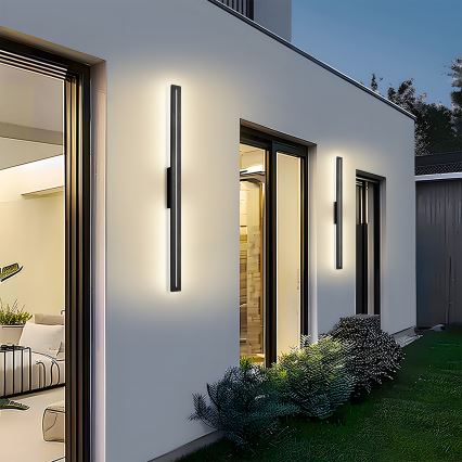 Brilagi - LED Außenwandleuchte LINEO LED/24W/230V 3000K IP65 100 cm schwarz