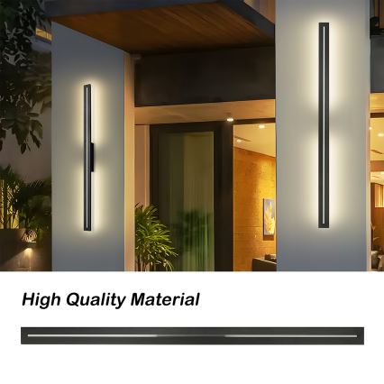 Brilagi - LED Außenwandleuchte LINEO LED/24W/230V 3000K IP65 100 cm schwarz