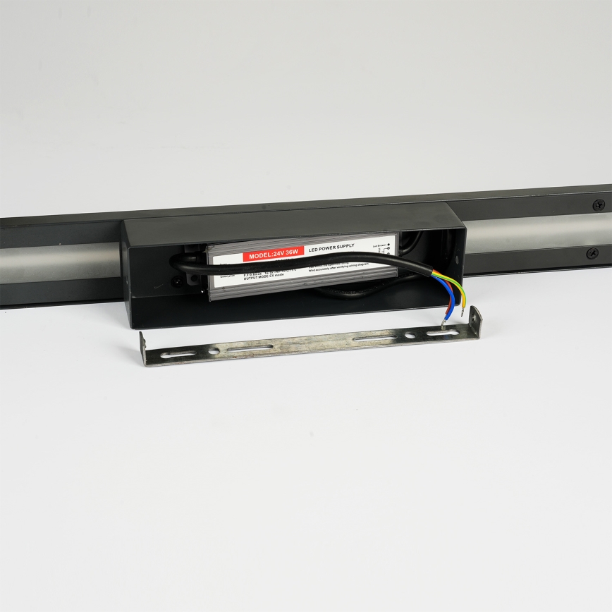Brilagi - LED Außenwandleuchte LINEO LED/24W/230V 3000K IP65 100 cm schwarz