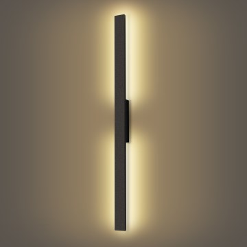Brilagi - LED-Außenwandleuchte LUNA LED/24W/230V 3000K IP65 100 cm schwarz