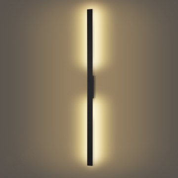 Brilagi - LED Außenwandleuchte LUNA LED/30W/230V 3000K IP65 150 cm schwarz CRI 90