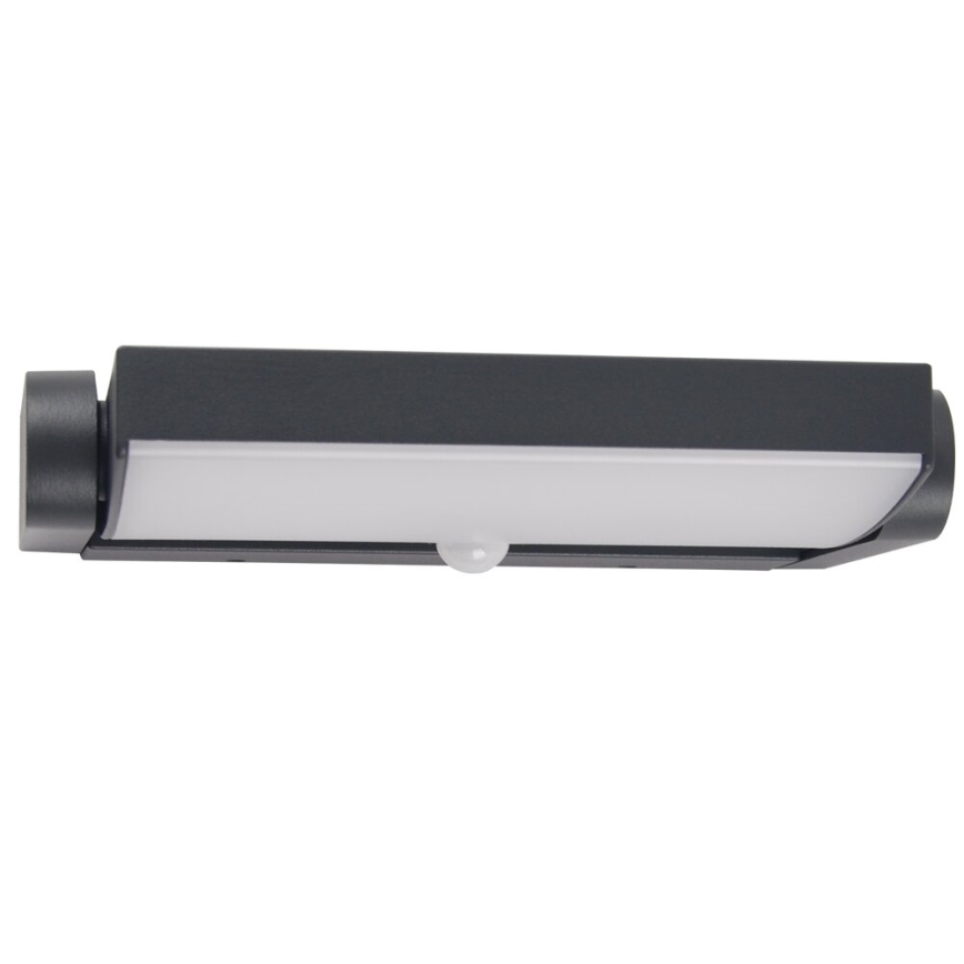 Brilagi - LED Außenwandleuchte mit Sensor ANKLE LED/18W/230V 3000K IP65 Anthrazit