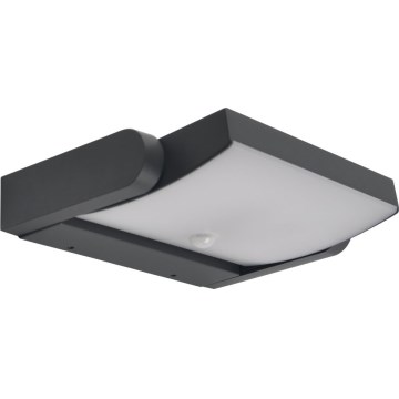 Brilagi - LED Außenwandleuchte mit Sensor ANKLE LED/18W/230V 4000K IP65 Anthrazit