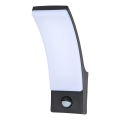 Brilagi - LED Außenwandleuchte mit Sensor ARCELO LED/9W/230V IP44