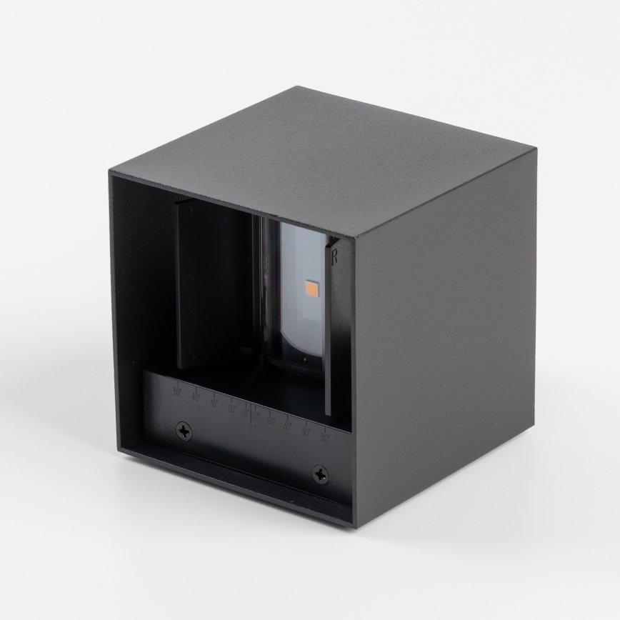 BRILAGI - LED Außenwandleuchte mit Sensor CUBE LED/6W/230V schwarz IP65