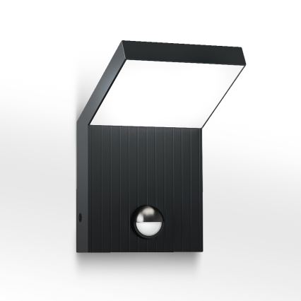 Brilagi - LED-Außenwandleuchte mit Sensor RIANO LED/8W/230V anthrazit IP65