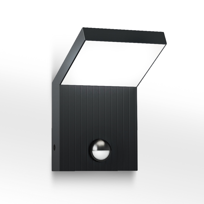 Brilagi - LED-Außenwandleuchte mit Sensor RIANO LED/8W/230V anthrazit IP65