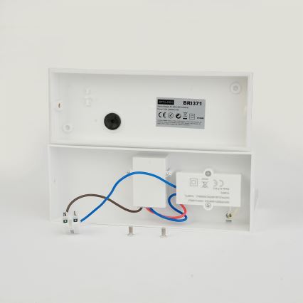 Brilagi - LED Außenwandleuchte mit Sensor TESSI LED/10W/230V weiß IP54