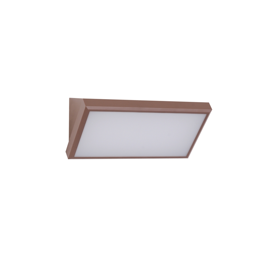 Brilagi - LED-Außenwandleuchte mit Sensor TRIANGLE LED/20W/230V, braun, IP65