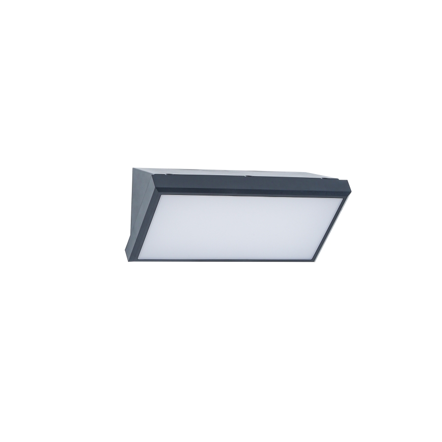 Brilagi - LED Außenwandleuchte mit Sensor TRIANGLE LED/20W/230V Anthrazit IP65