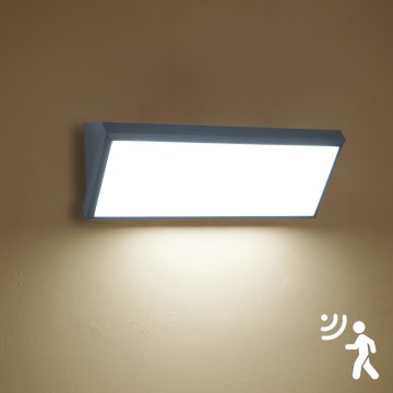 Brilagi - LED-Außenwandleuchte mit Sensor TRIANGLE LED/42W/230V 45 cm Anthrazit IP65