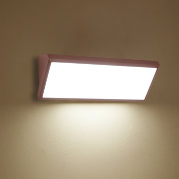 Brilagi - LED-Außenwandleuchte mit Sensor TRIANGLE LED/42W/230V braun IP65