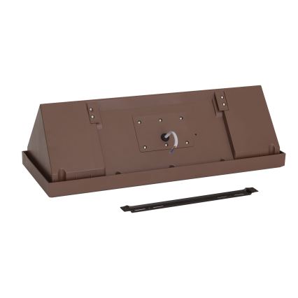 Brilagi - LED-Außenwandleuchte mit Sensor TRIANGLE LED/42W/230V braun IP65