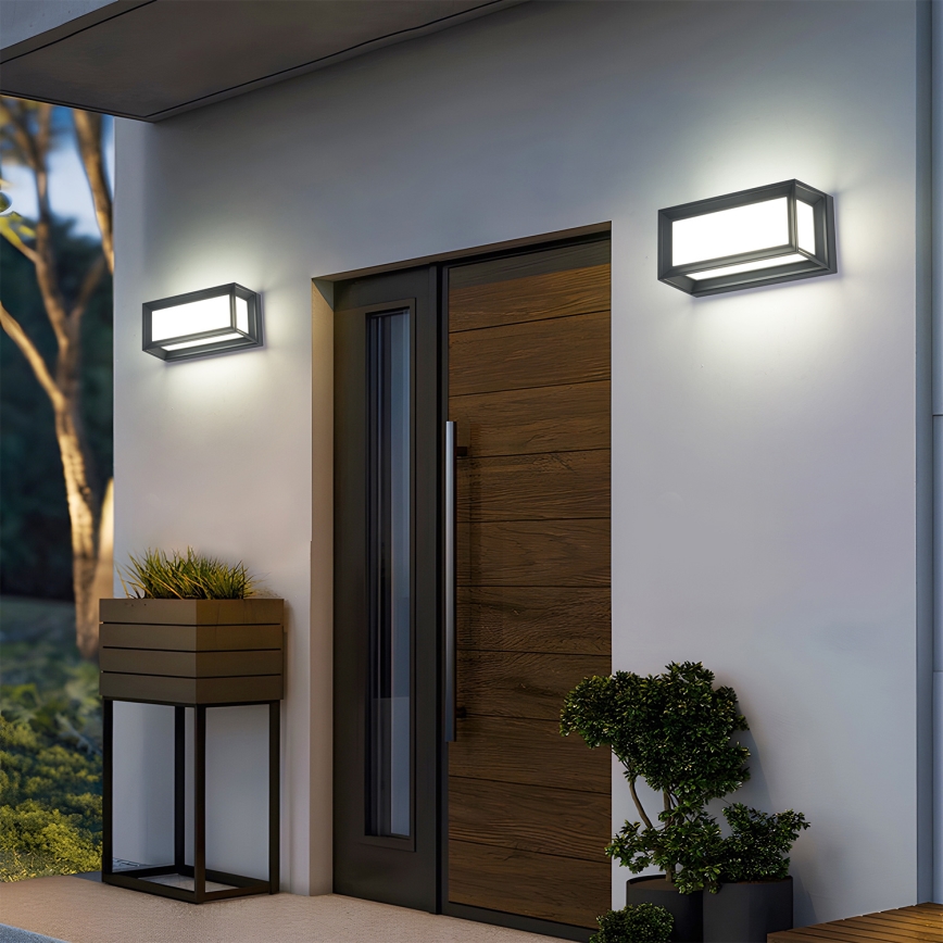 Brilagi - LED Außenwandleuchte PARKER LED/12W/230V anthrazit IP44
