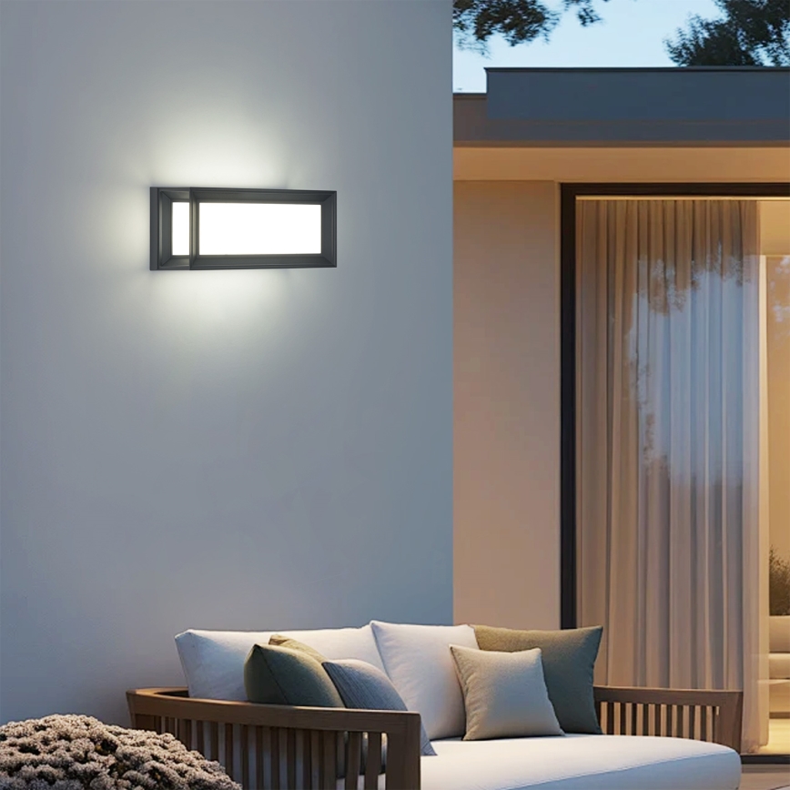 Brilagi - LED Außenwandleuchte PARKER LED/12W/230V anthrazit IP44