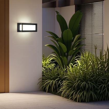 Brilagi - LED Außenwandleuchte PARKER LED/12W/230V schwarz IP44