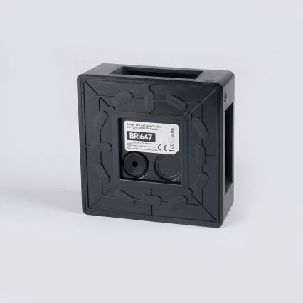 Brilagi - LED-Außenwandleuchte QUADRAY LED/6W/230V schwarz IP54