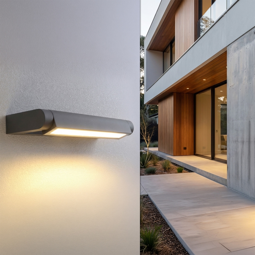 Brilagi - LED-Außenwandleuchte SALERNO LED/12W/230V 35,5 cm anthrazit IP65