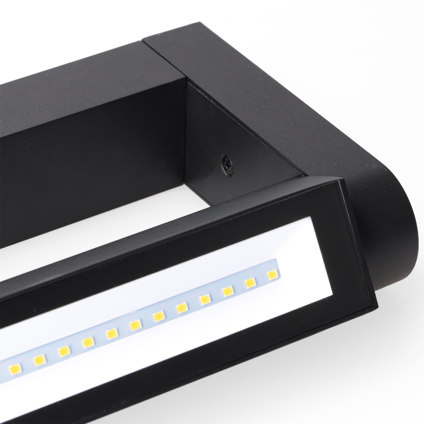 Brilagi - LED-Außenwandleuchte SALERNO LED/12W/230V 35,5 cm schwarz IP65