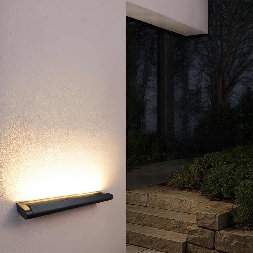 Brilagi - LED Außenwandleuchte SALERNO LED/24W/230V 66 cm schwarz IP65