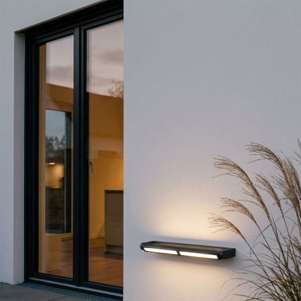 Brilagi - LED Außenwandleuchte SALERNO LED/24W/230V 66 cm schwarz IP65