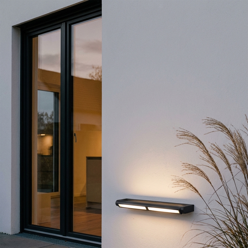 Brilagi - LED Außenwandleuchte SALERNO LED/24W/230V 66 cm schwarz IP65