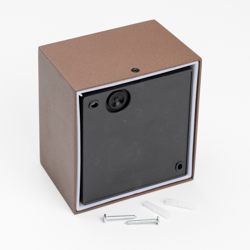 BRILAGI - LED-Außenwandleuchte TERNI LED/12W/230V braun IP44