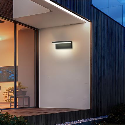 Brilagi - LED-Außenwandleuchte TESSI LED/10W/230V schwarz IP54