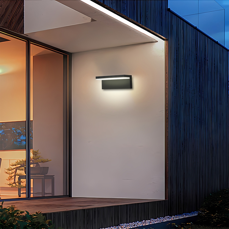 Brilagi - LED-Außenwandleuchte TESSI LED/10W/230V schwarz IP54